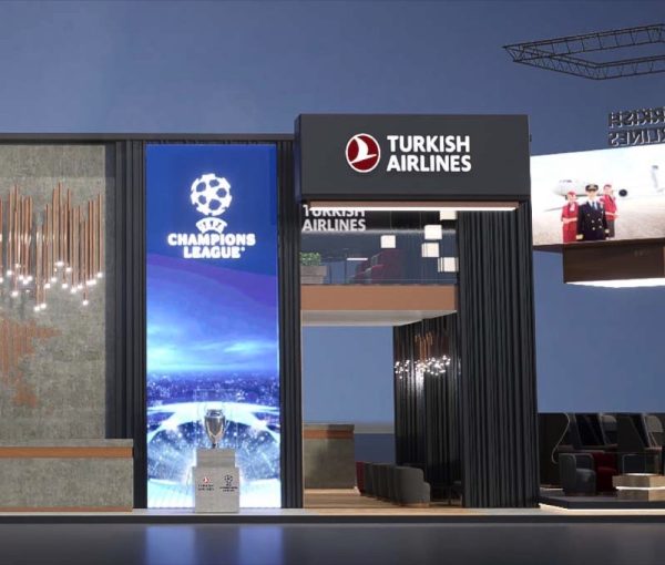الخطُــوط الجويّـة التركيّــة تجلب الأجواء المميزة لدوري أبطال أوروبا (UEFA) إلى منصتها بمعرض «ســوق السفـر العربـي 2023»