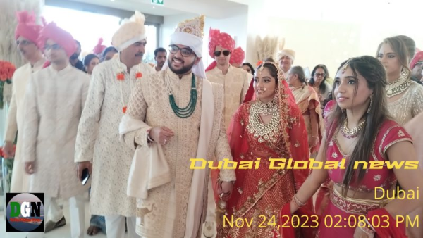 Dubai Sky to Witness Extravagant Wedding as Vidhi Popley and Hridesh Sainani Take Their Vows in the Clouds